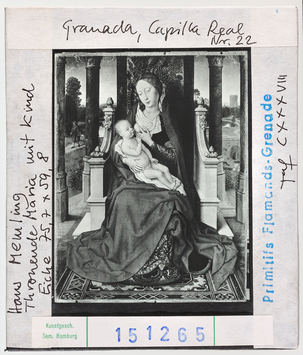 Vorschaubild Hans Memling: Thronende Maria Mit Kind. Granada, Capilla Real 